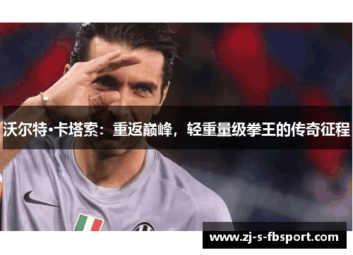 沃尔特·卡塔索：重返巅峰，轻重量级拳王的传奇征程